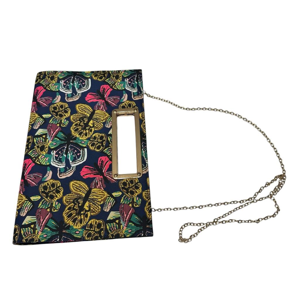 Multicolor Butterfly Rectangular Convertible Clut… - image 6